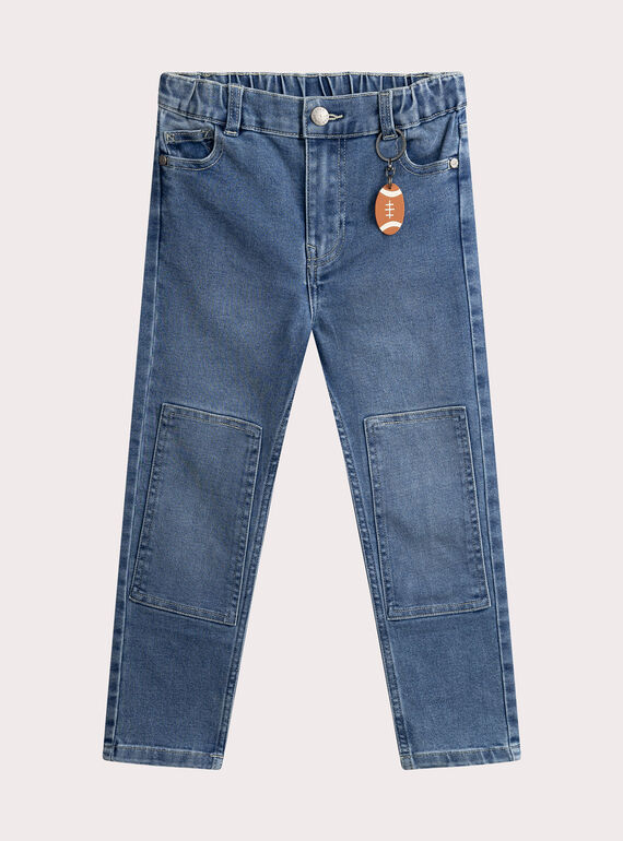 Denim jeans with key ring for boys  VOKOJEAN / 24W90231JEAP269