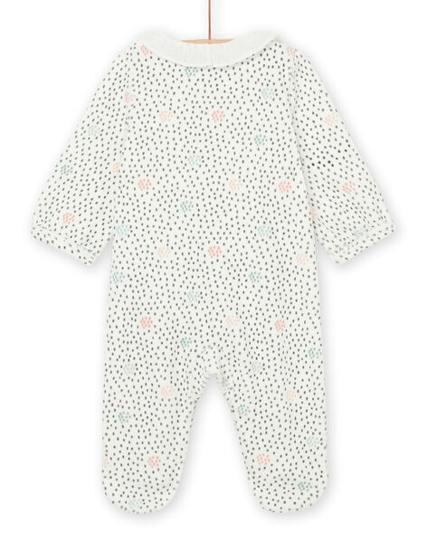 Polka dot print sleep suit POU2GRE2 / 22WF0391GRE001