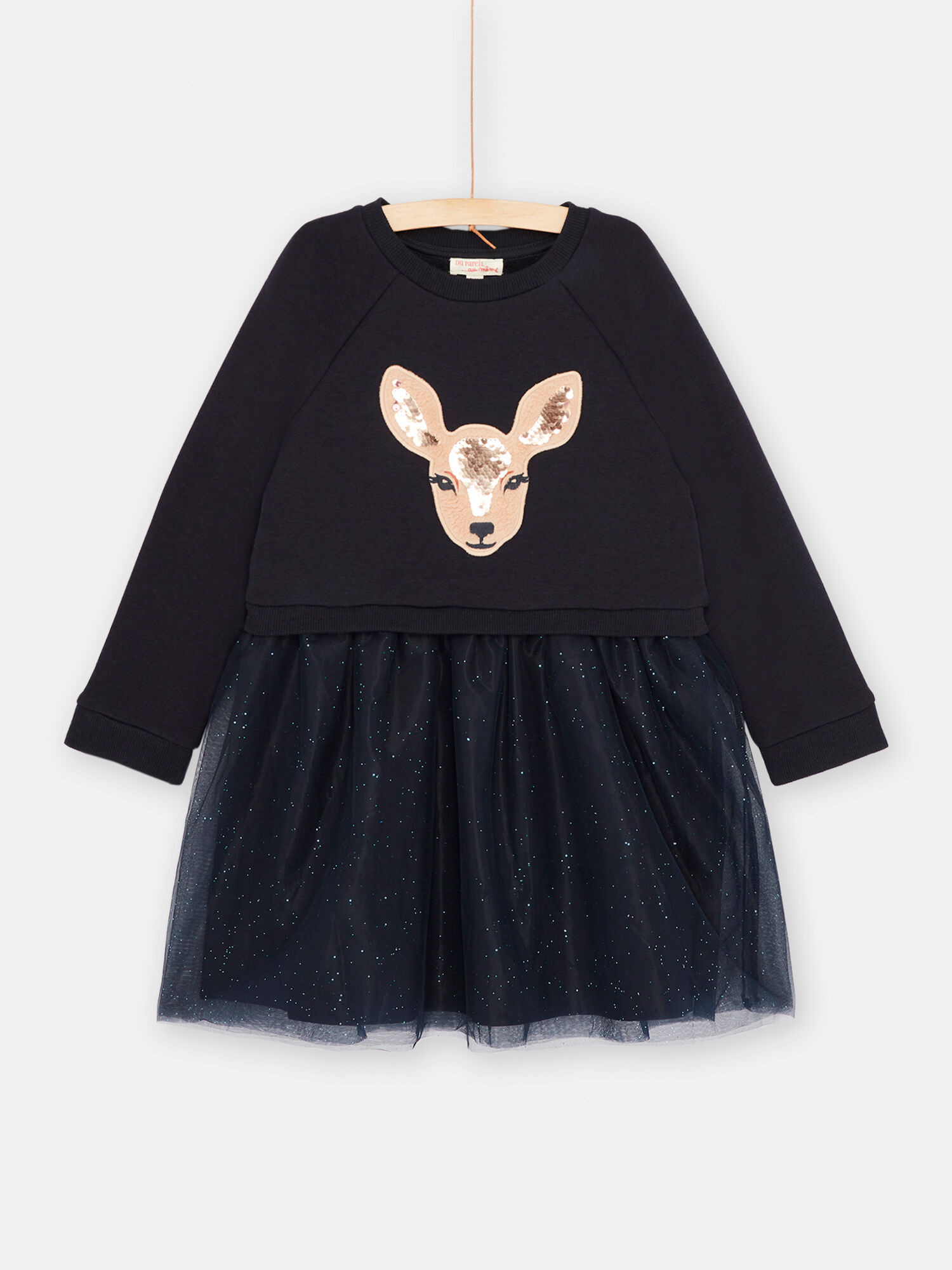 Girl s doe animation noirine sweatshirt dress