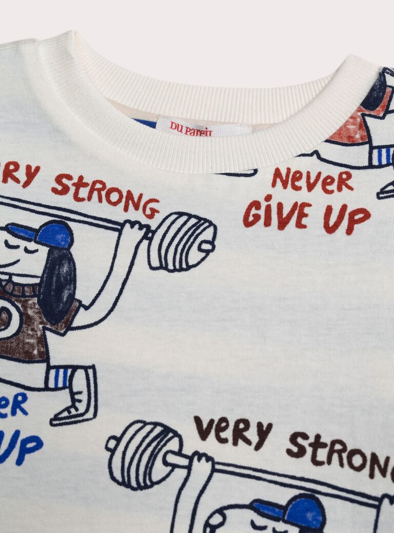 Off white TEE SHIRT LS XOBLUTEE4 / 25W902N1TMLA002