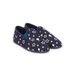 Slippers with star print and phosphorescent lightning