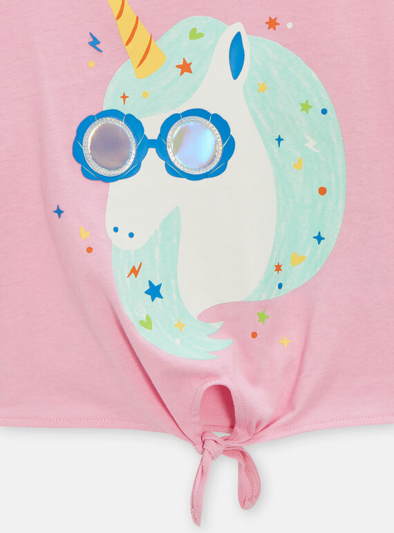 Light rose TEE SHIRT SS TARYTI3 / 24S901U3TMC318