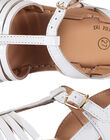 Girls' smart patent leather sandals FFSANDOLI3 / 19SK35C8D0E000