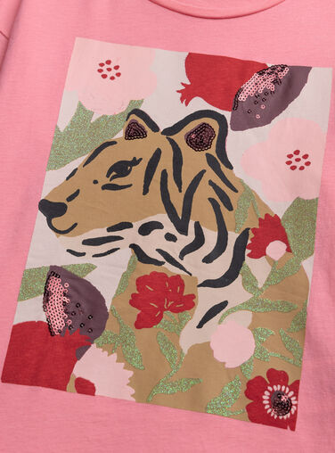 Pink TEE SHIRT LS Pink TEE SHIRT LS XAJATEE1 / 25W901M3TMLD301