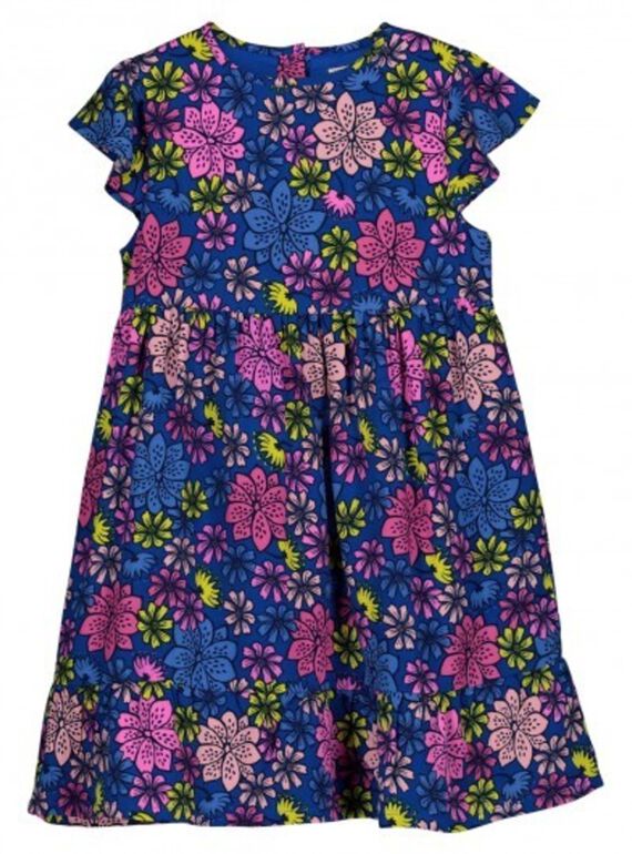Girls' floral print dress GABLEROB1 / 19W90192ROB707
