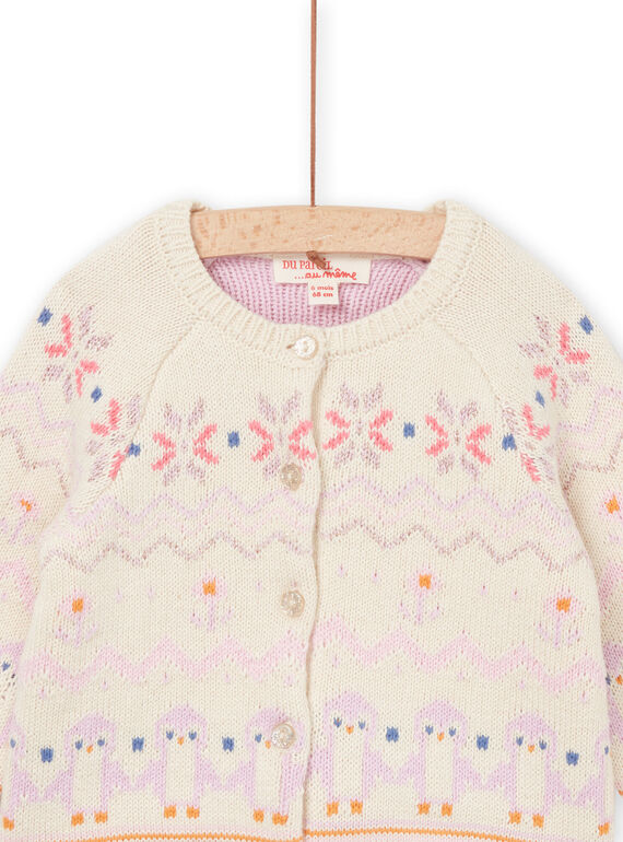 Jacquard knit cardigan PIRECAR / 22WG09T1CAR003