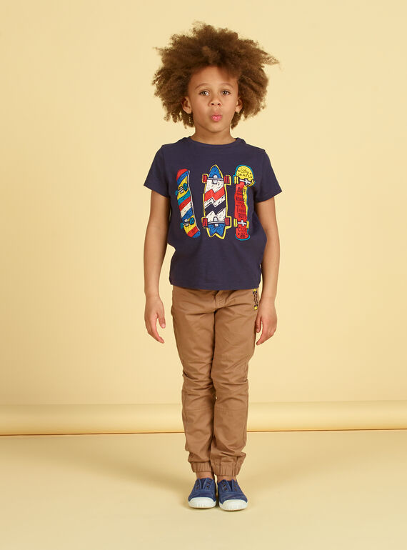 Black and red T-shirt - Child boy LOPOETI2 / 21S902Y1TMCJ900