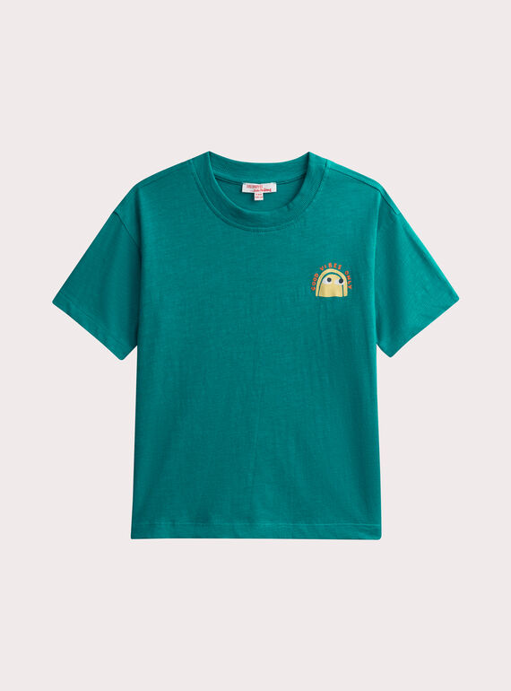 Blue TEE SHIRT SS WOJOTIBRO1 / 25S902L1TMCC225