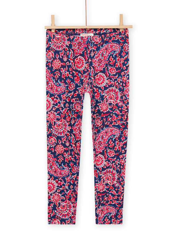 Flower print leggings PYAGOLEG2 / 22WI01O2CALC220