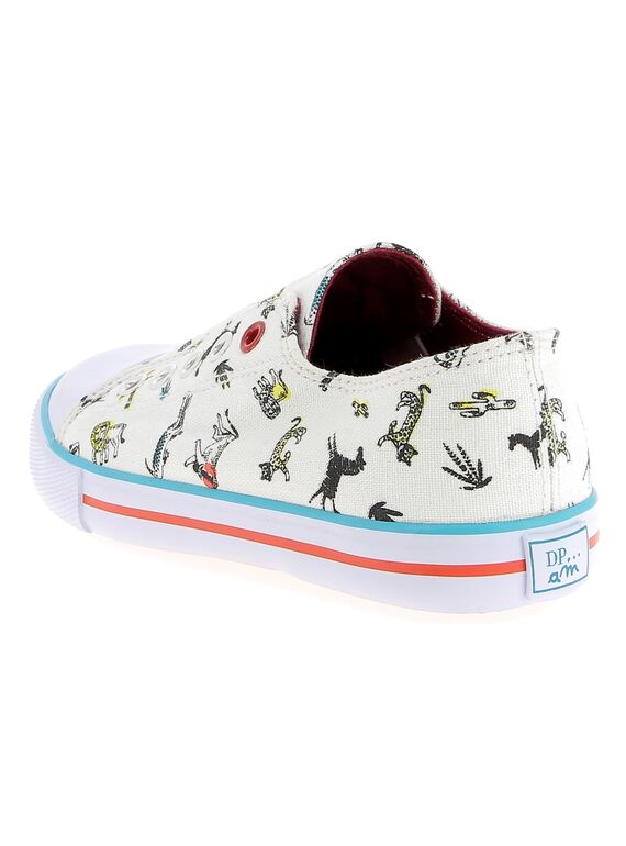 Boys' canvas trainers CGTENSAVA / 18SK36O3D16000