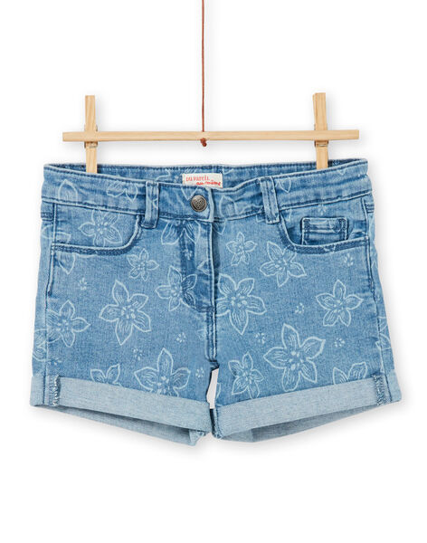 5 pocket shorts with floral print LAJOSHORT2 / 21S90142D30P272