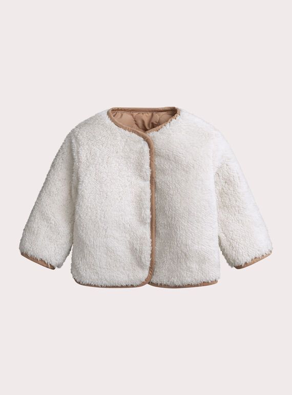 Light brown KIDS CARDIGAN XOU3GIL / 25WF05Q1GIL420