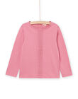 Pink long sleeve t-shirt PAJOSTEE4 / 22W901B3TMLD318