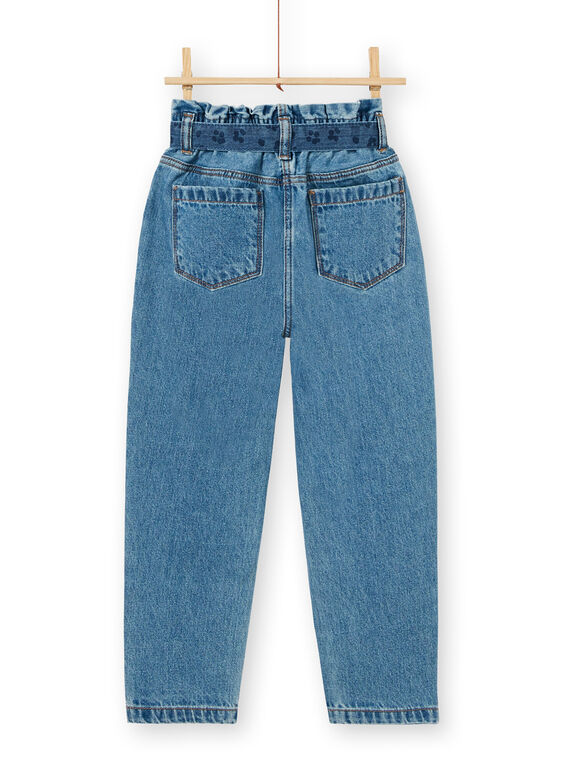 Jean paper bag and blue cotton belt LABLEJEAN / 21S901J1JEAP274