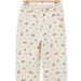 Baby girl beige jogging suit with floral print