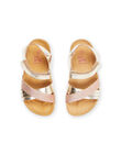 Gold champagne sandals RANUCHAMP / 23KK3561SLB954