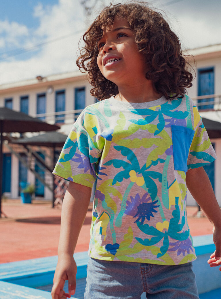 Grey TEE SHIRT SS WOTATI1 / 25S902U3TMCJ922