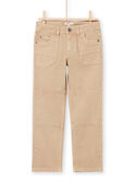 Boy's beige jeans