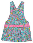 Baby girls' flowery dungaree dress FICUROB3 / 19SG09N3ROB202