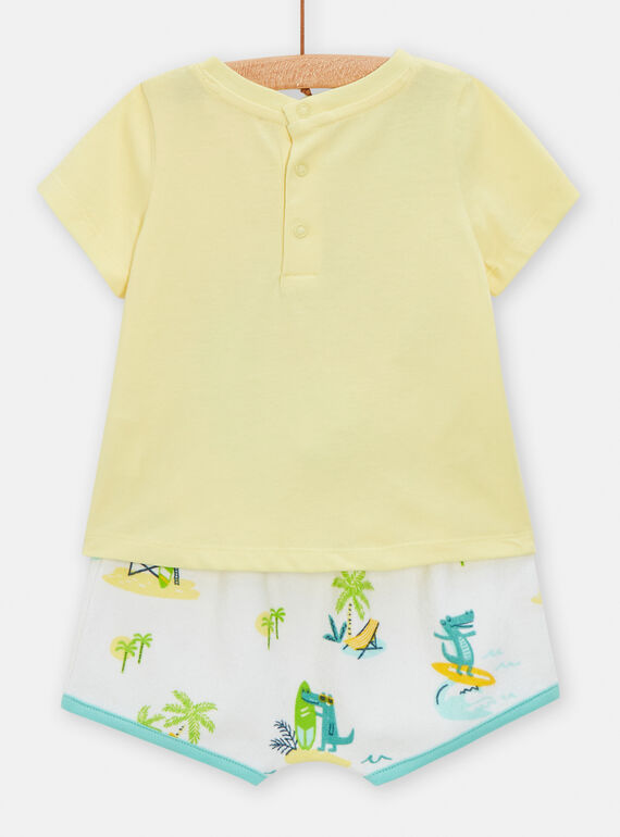 Pale yellow SET TUPLAENS / 24SG10S1ENS103