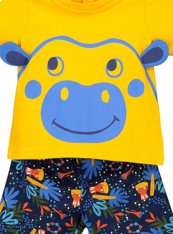 Baby boys' short pyjamas FEGAPYJUN / 19SH14H1PYJ402