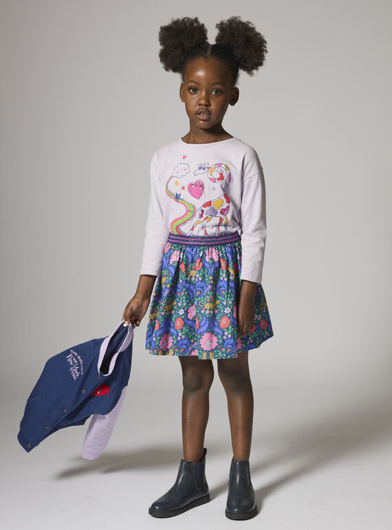 Blue SKIRT WAFIJUP / 25S90151JUP703