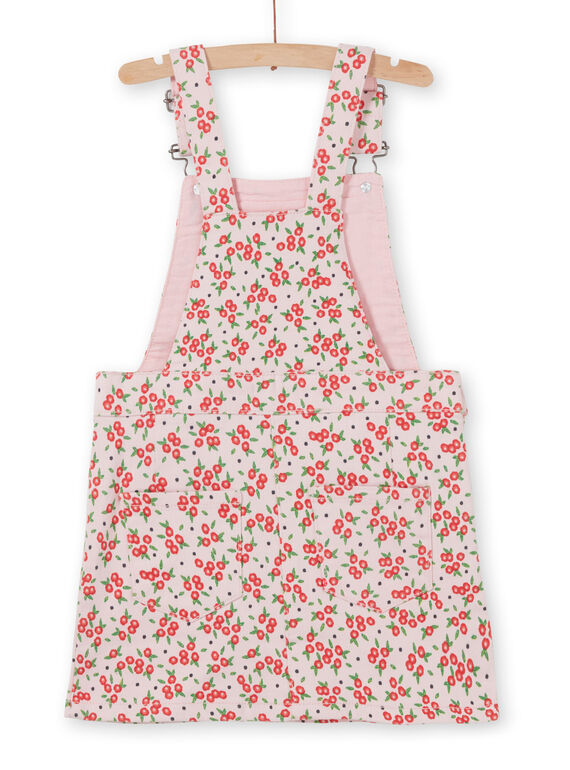 Dress dungarees with floral print LAROUROB2 / 21S901K2ROBD326