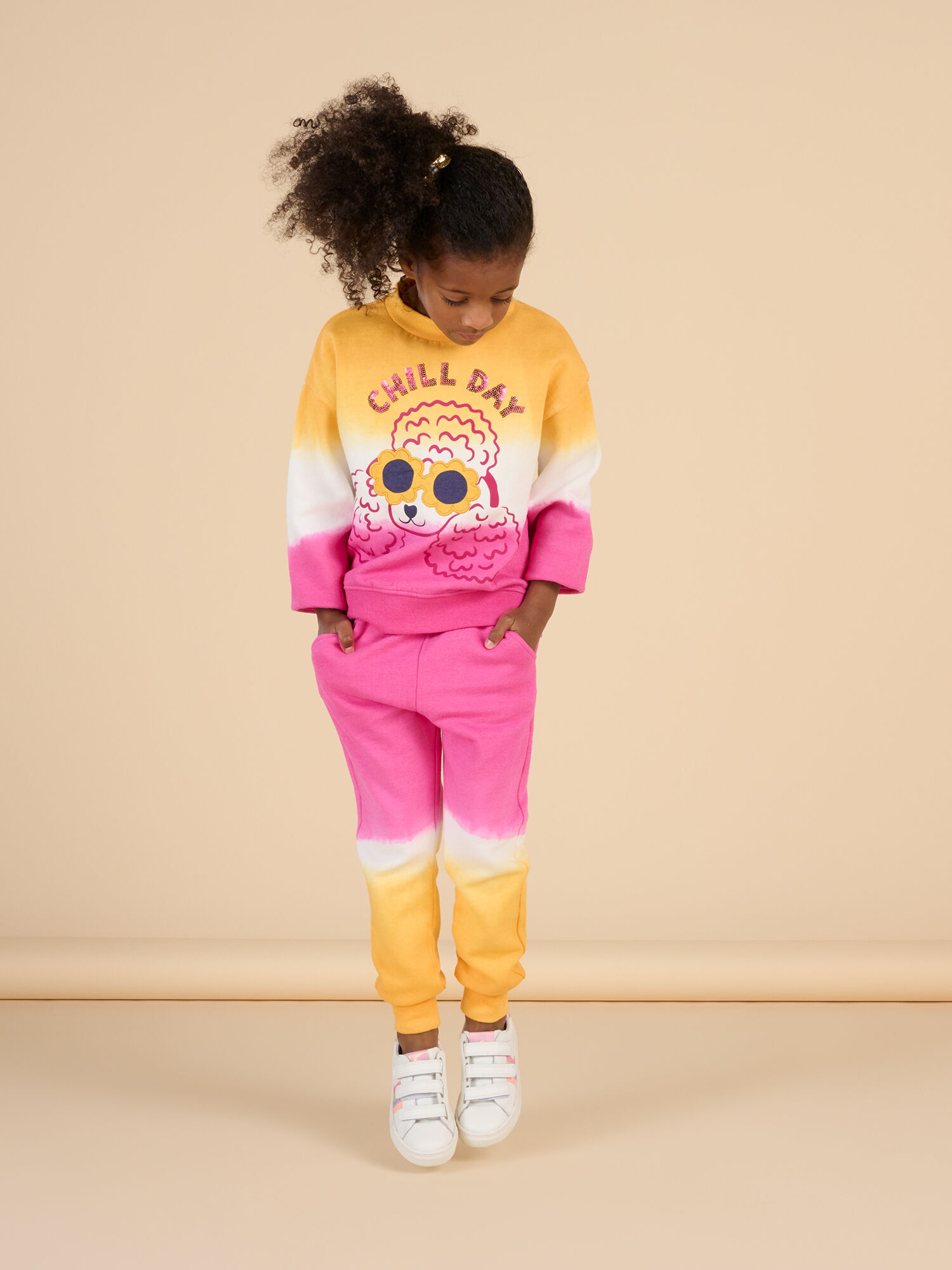 Pink deals jogging suit