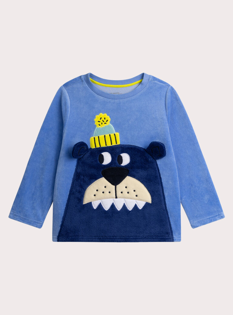 Phosphorescent velvet pajamas for boys  VEGOPYJPOCH / 24WH1293PYJC230