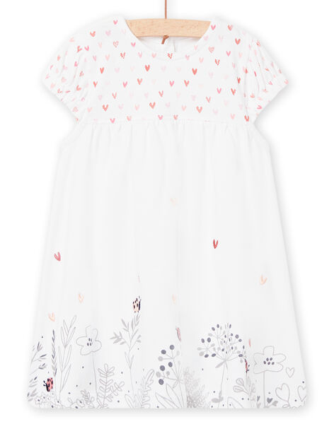 Forest pattern quilted dress for birth girls NOU1ROB / 22SF0341ROB000
