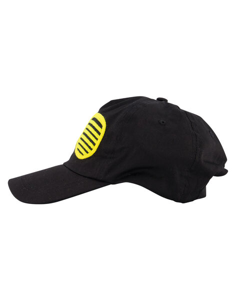 Boys' fancy black cap GYOBLECAP / 19WI0291CHA090