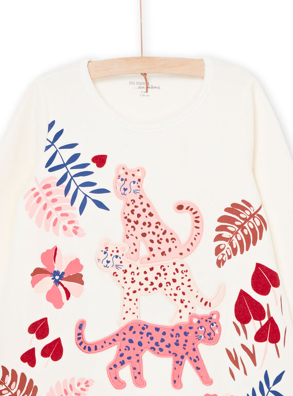 Leopard print nightdress and leggings PEFACHUJUN / 22WH1131CHN003