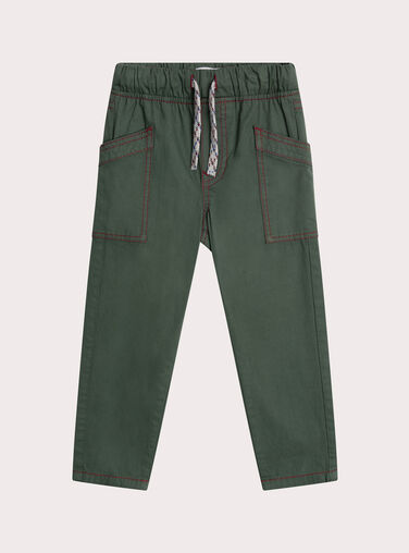 Dark kaki PANTS XOJAPAN / 25W902M1PAN609