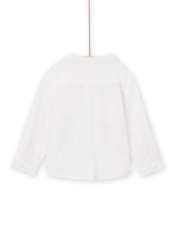 Baby boy white shirt NUSOCHEM / 22SG10Q1CHM000