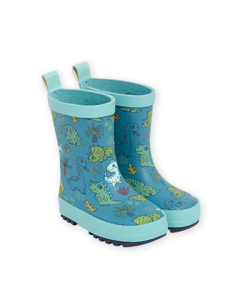 Fancy rain boots with dinosaur design baby boy NUPLUIDINOS / 22KK3861D0CC201
