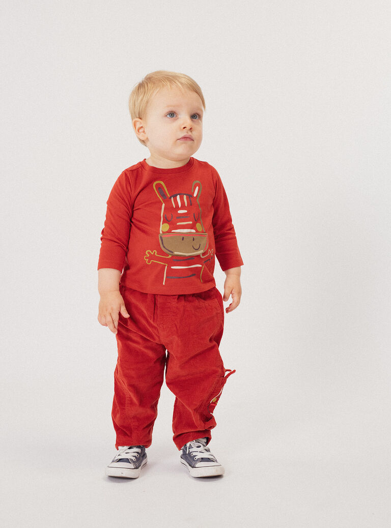 Red PANTS XUJAPAN2 / 25WG10M2PANF522