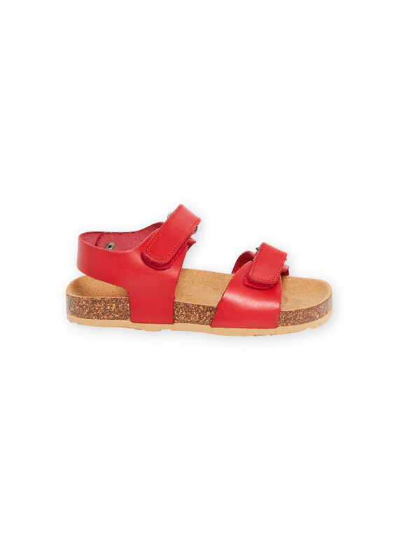 Red sandals child boy NONUEMMANUEL / 22KK3641D0E050