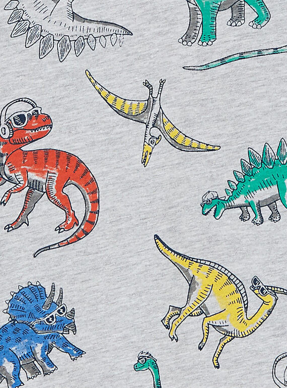 Heather grey T-SHIRT KORETEE1 / 20W902G3TML943