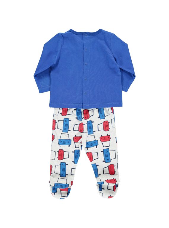 Baby boys' cotton pyjamas CEGUPYJGAR / 18SH1441PYJ201