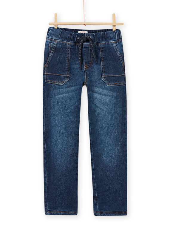 Baby Boy Fleece-Lined Regular Jeans MOPLAJEAN / 21W902O1JEAP274