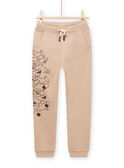 Light beige JOGGING PANT