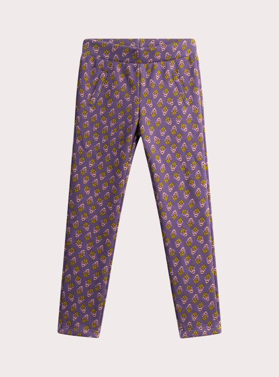 Warm lined patterned trousers  WALANPANT2 / 25S90142PANH703