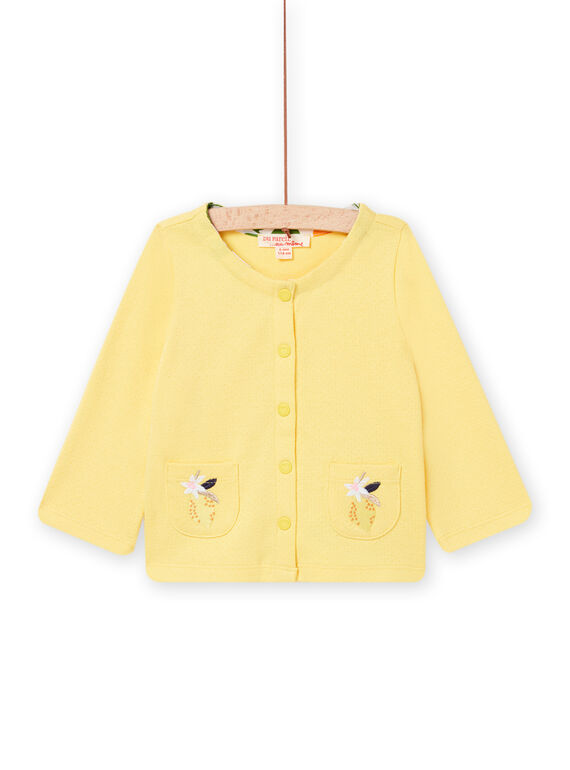 Sunny yellow CARDIGAN NIHOCAR / 22SG09T1CAR102