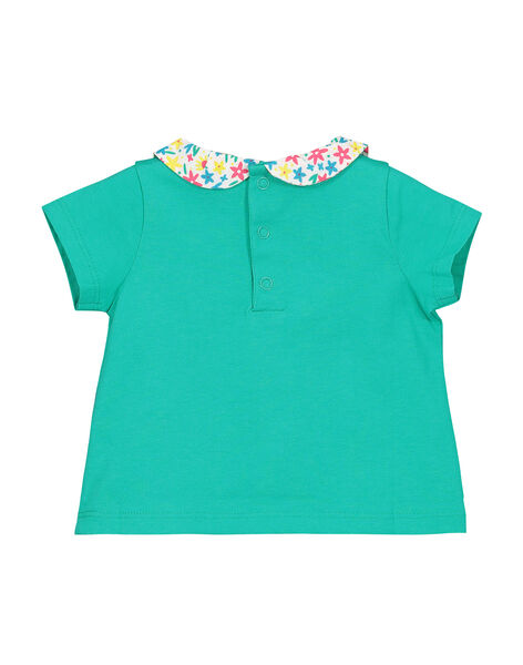 Baby girls' short-sleeved T-shirt FICABRA / 19SG09D1BRA209