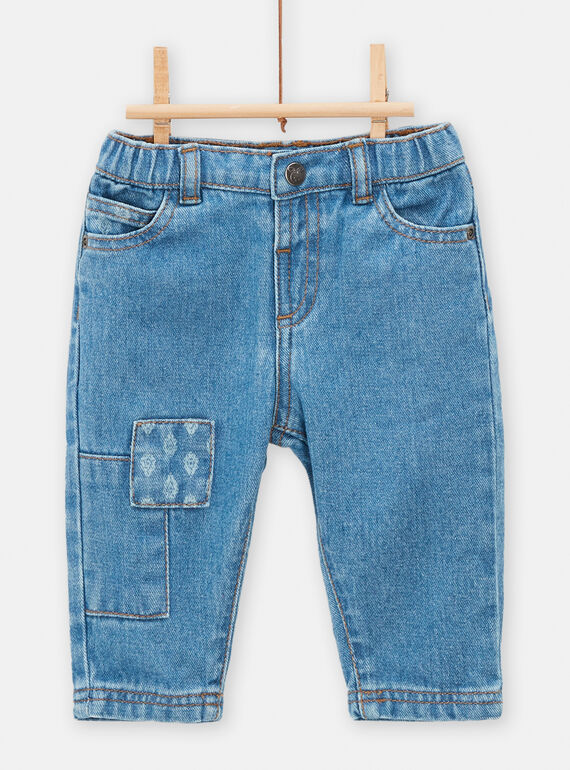 Baby boy light patchwork jeans TUDEJEAN / 24SG10J1JEAP272