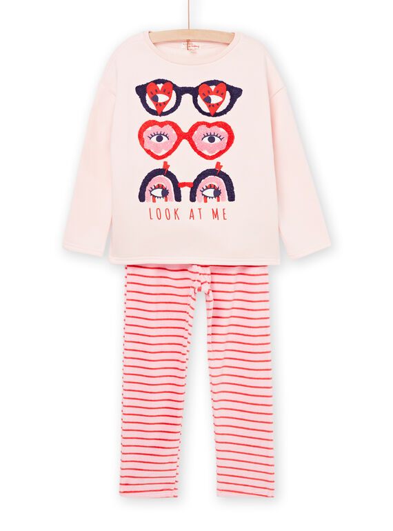Pyjamas T-shirt and pants with glasses print PEFAPYJSUN / 22WH1134PYJ307