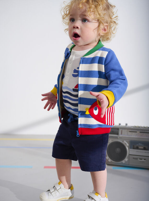 Navy KIDS CARDIGAN TUCLUGIL / 24SG10O1GILC212