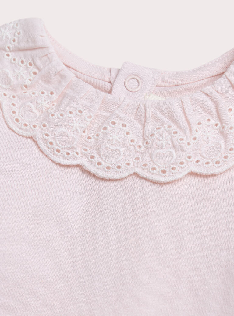 Pink BABY CARDIGAN Pink BABY CARDIGAN XIJABRA1 / 25WG09M2BRAD326