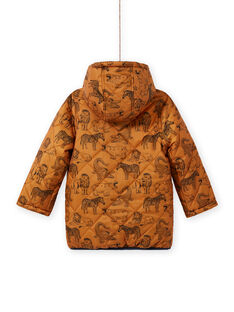 Boy's reversible chambray hooded jacket MOGROBLOU2 / 21W90253BLOP267