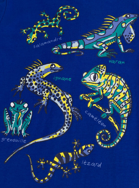 Blue TEE SHIRT SS WOBOTEE / 25S902R4TMCC238